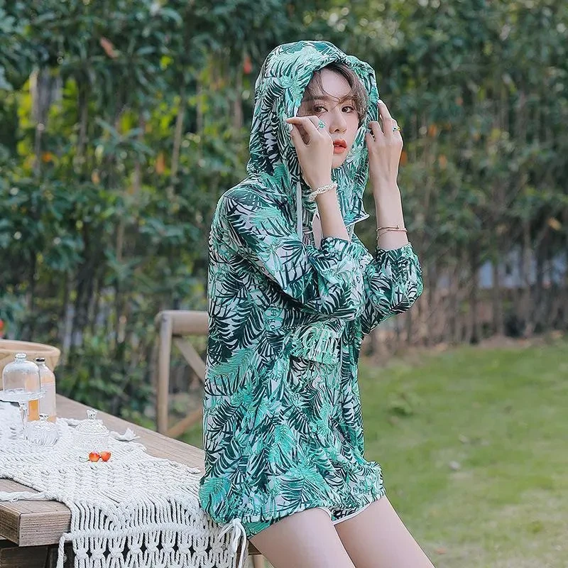 大码泳衣女胖mm少女三件套运动遮肚显瘦宽松性感保守温泉泳装女