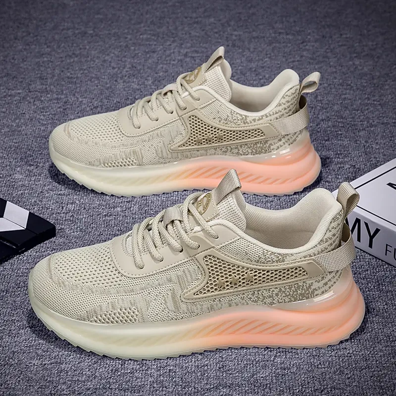 Louis Fordea/路易弗狄夏季跑步运动鞋轻男士增高7厘米休闲鞋