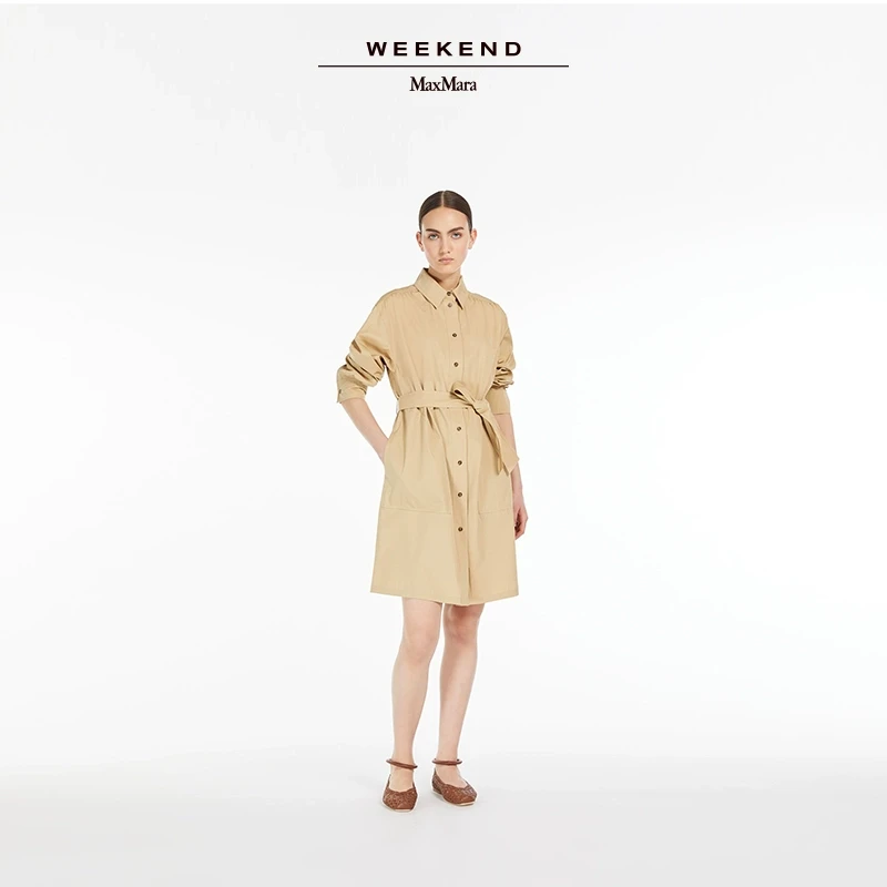 Weekend MaxMara 春夏女装棉府绸衬衫裙5221224206