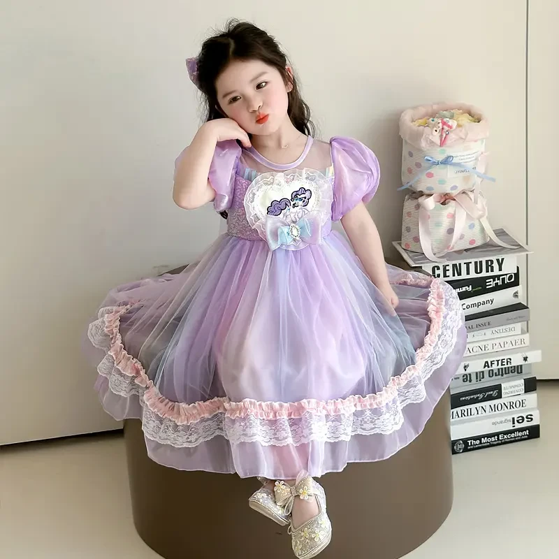 儿童连衣裙夏季女童公主裙宝宝夏款甜美小女孩洋气夏装裙子蓬蓬裙