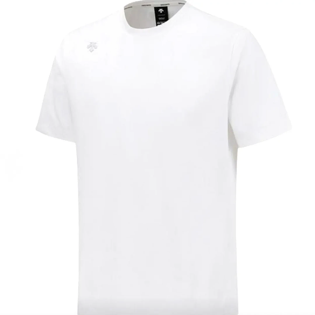 DESCENTE/迪桑特高尔夫圆领短袖白色高级感短袖NS49白色