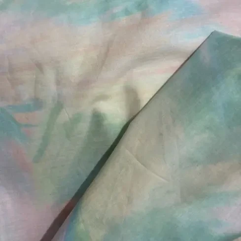 （54号花型）仿扎染彩色正品纯棉高支高密新疆棉幅宽1.5cm