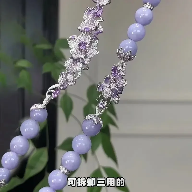 高端串珠镀18k色项链连接链配件diy扣子接头延长链长款万能扣配件