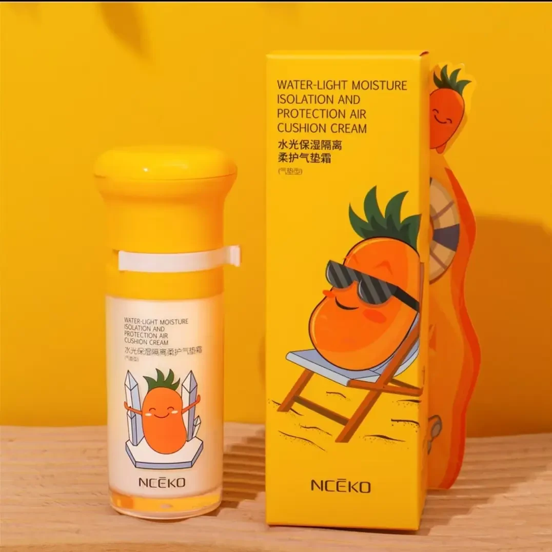 丽颜世家水光保湿学生秋冬清爽滋润隔离柔护气垫清透气垫霜护肤霜