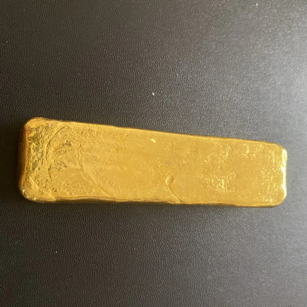 复古实心大长条摆件  黄灿灿