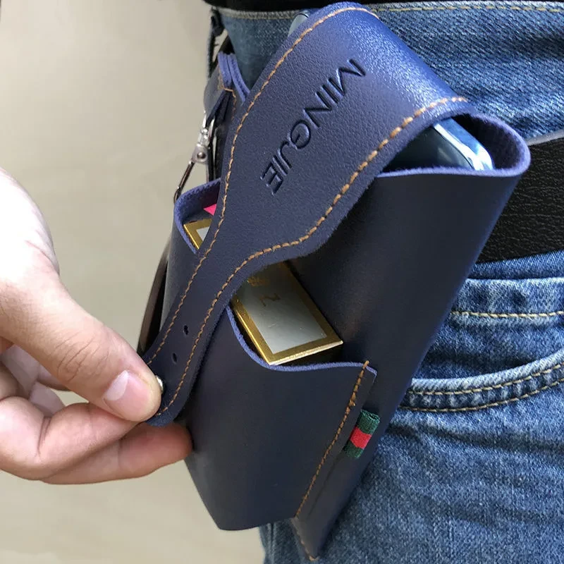 男士手机腰包多功能大容量手机包工地干活腰间包跑步包户外烟盒包