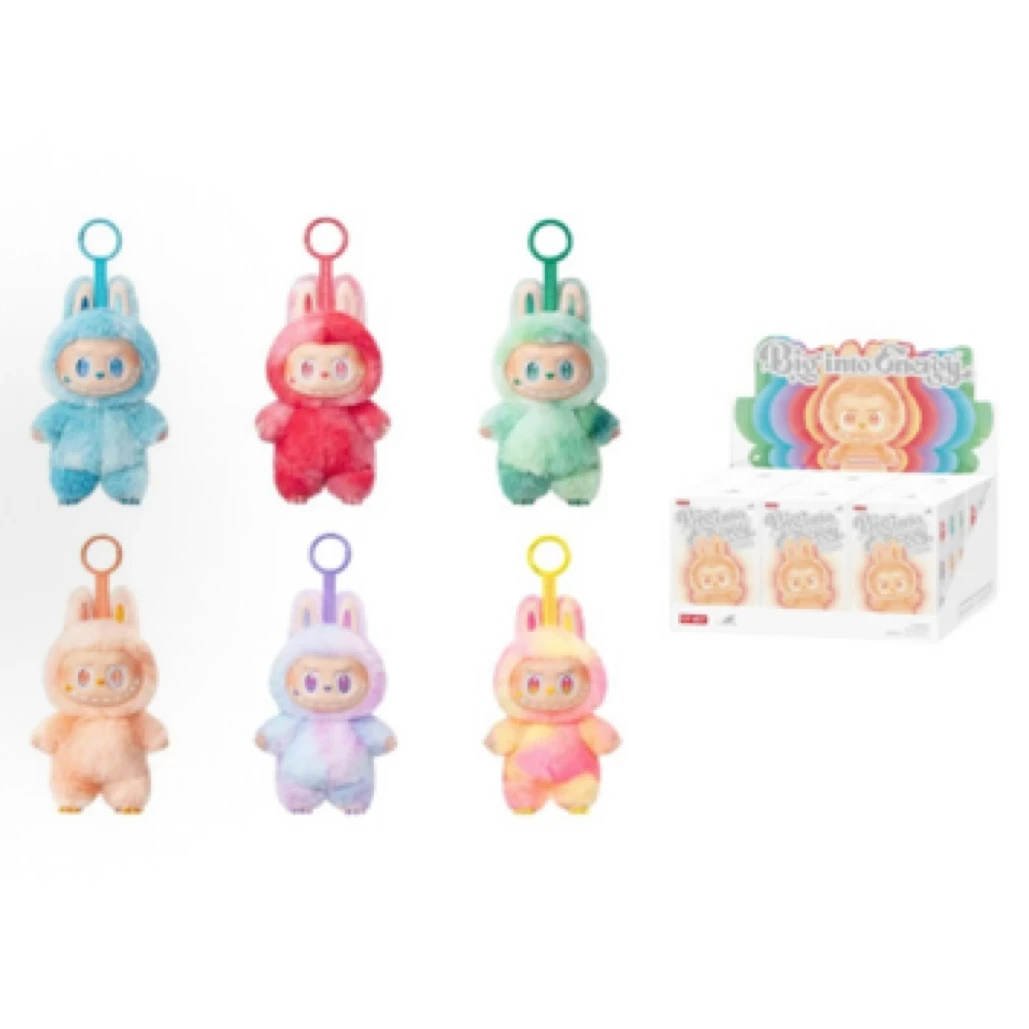POP MART/泡泡玛特前方高能系列-3.0搪胶毛绒娃娃挂件盲盒