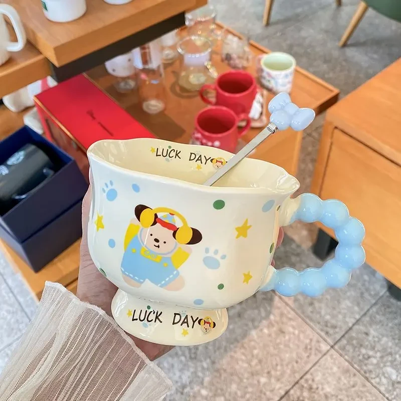 ins风小狗马克杯高颜值杯子陶瓷情侣水杯送女生生日礼物伴手礼品