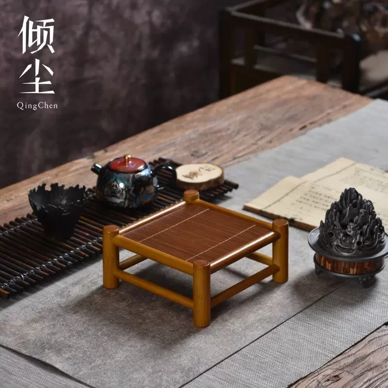 绿水【浅色】展示架杯架小案几茶具架茶壶香炉小型花几花架