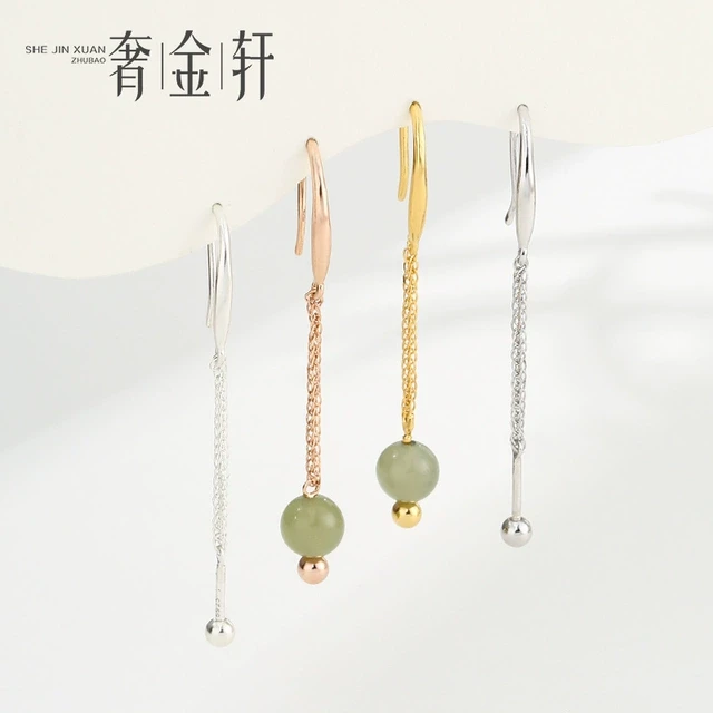 925银耳钩自己做耳环的配件螺丝扣调节diy耳饰耳勾耳坠扣珍珠材料