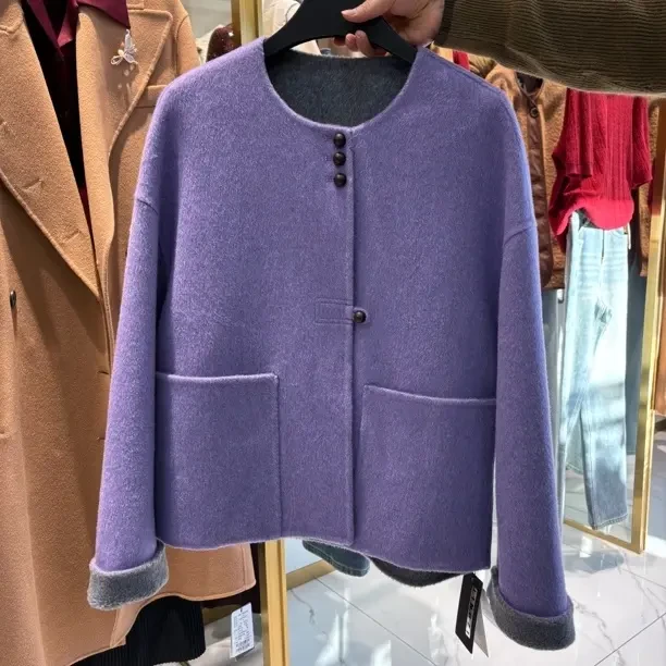 秋冬新款小香风短款外套女气质时尚通勤百搭显瘦