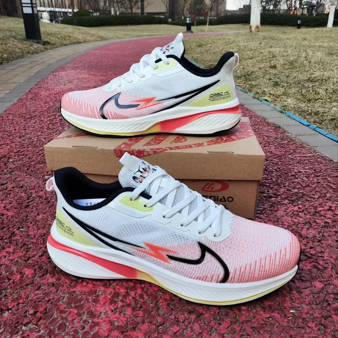 特大码45-4竞速46马拉松减震男子中性男公路飞织体育跑步鞋透气