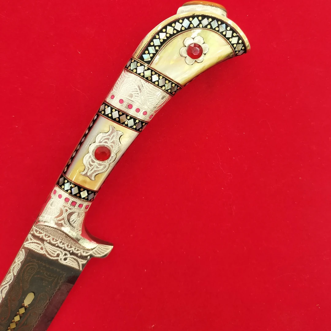 纯手工锻打精美可收藏便携多功能水果刀高端