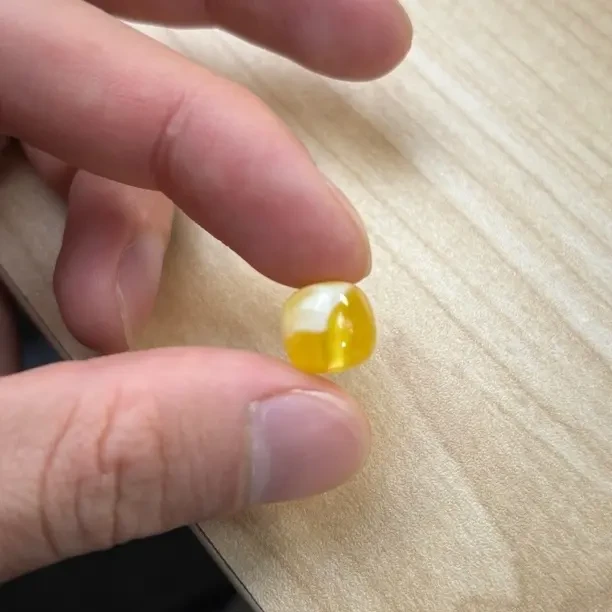 保真原矿俄料蜜蜡老型单珠隔珠配饰