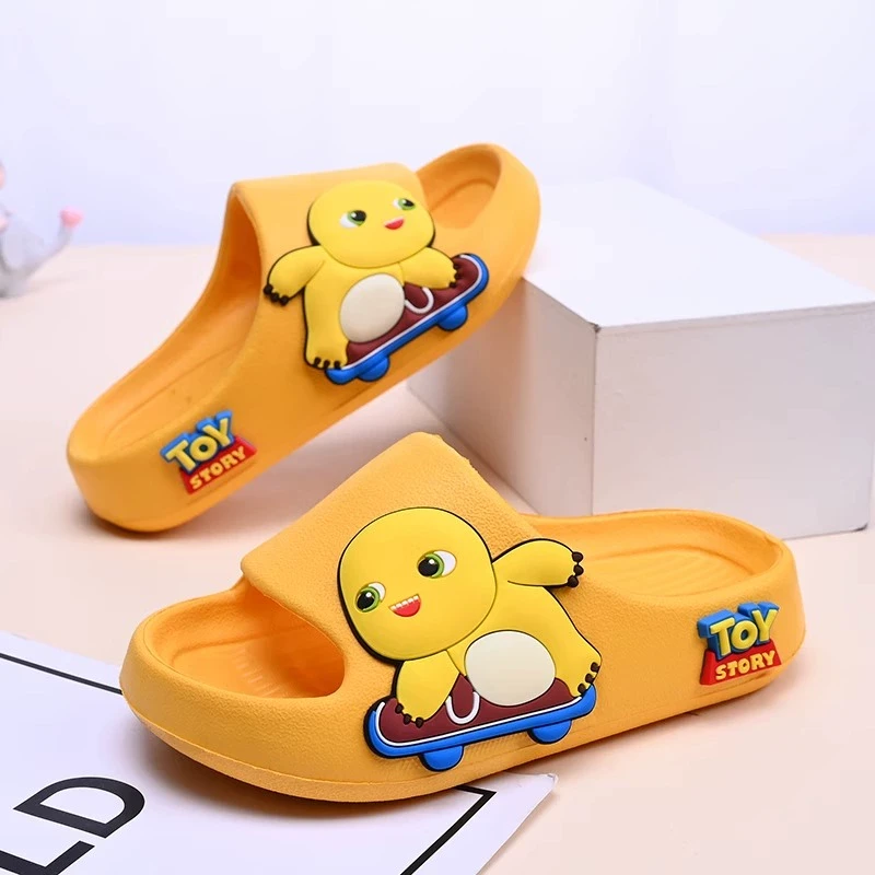 奶龙儿童拖鞋2025夏季男童外穿防滑耐磨踩屎感一字拖沙滩户外凉拖