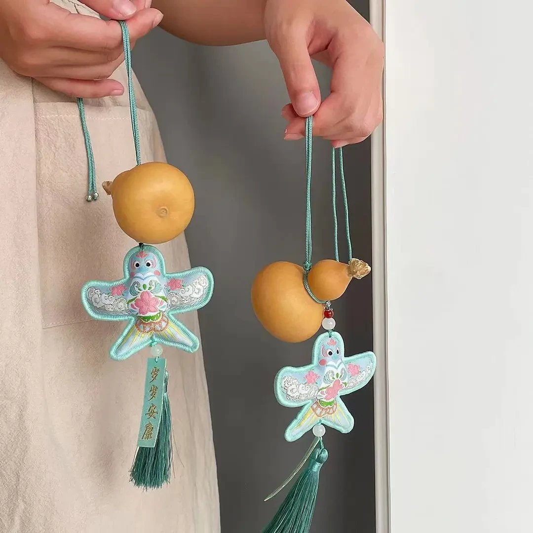 中式纸鸢葫芦香囊挂件文创礼品岁岁安康风筝祝福父亲节礼物H035