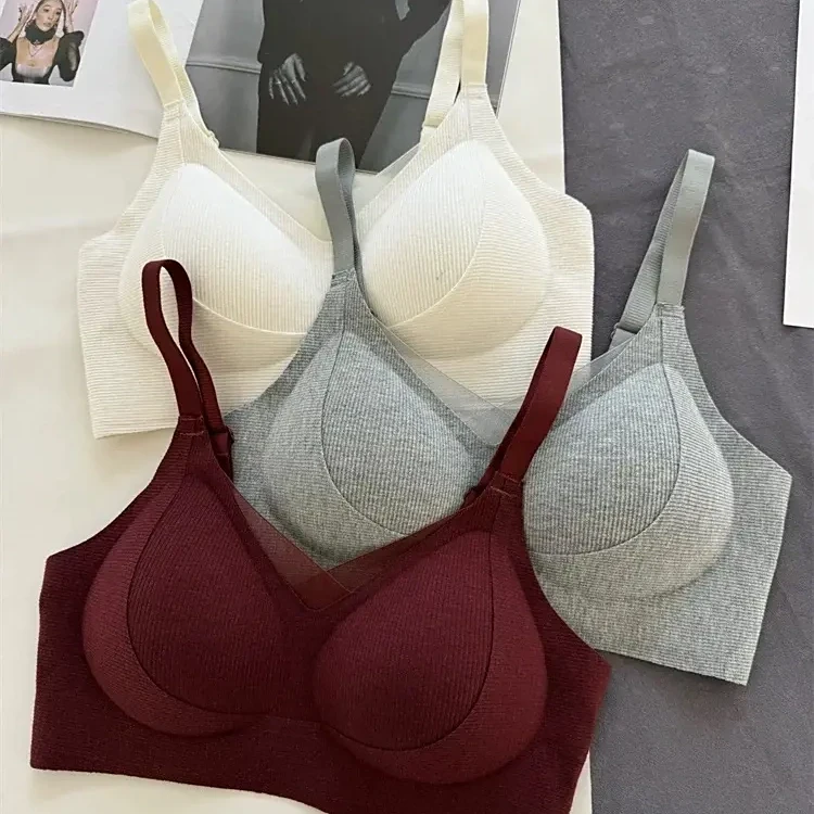 反重力提拉文胸无痕夏季聚拢内衣收副乳防下垂美背文胸小胸大胸