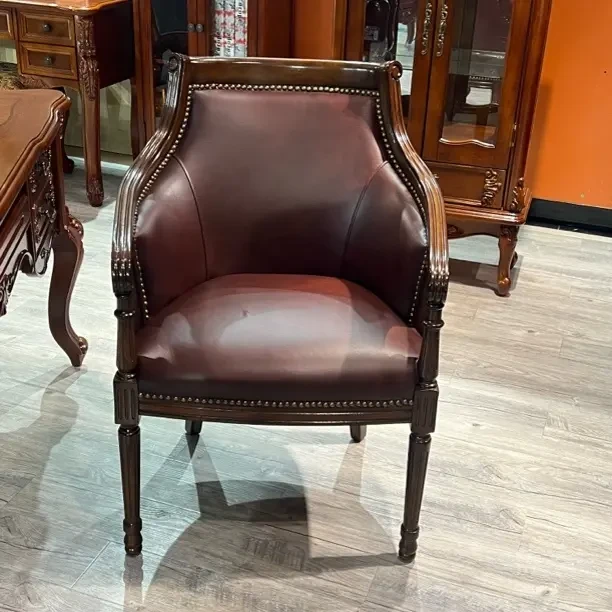 椅子摇椅欧式休闲椅书桌美式方几做旧古典床尾法式