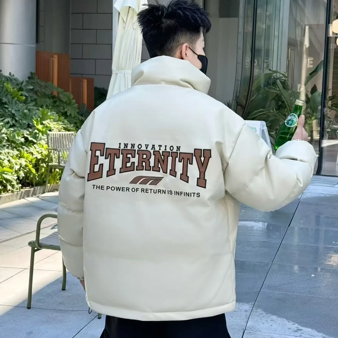 冬季情侣宽松保暖百搭PU皮服外套