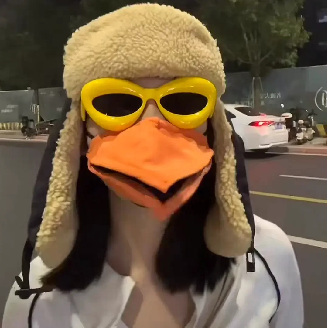 【鸟语花香】保暖鸟嘴口罩乌鸦鸟嘴动物尖嘴玩具创意秋冬防风口罩