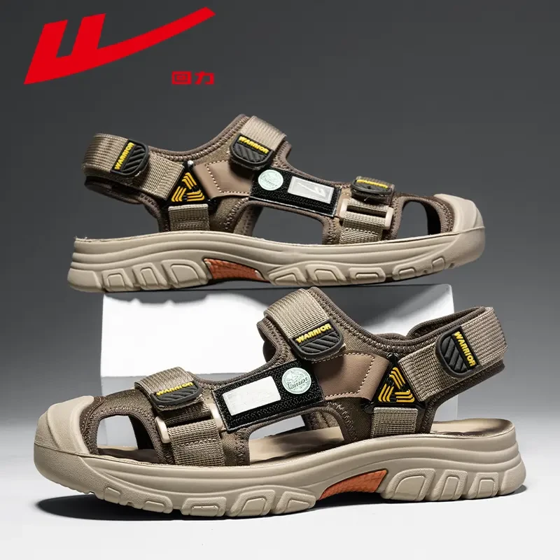 回力鞋子男款夏季男士开车专用鞋外穿包头休闲沙滩鞋百搭防滑凉鞋