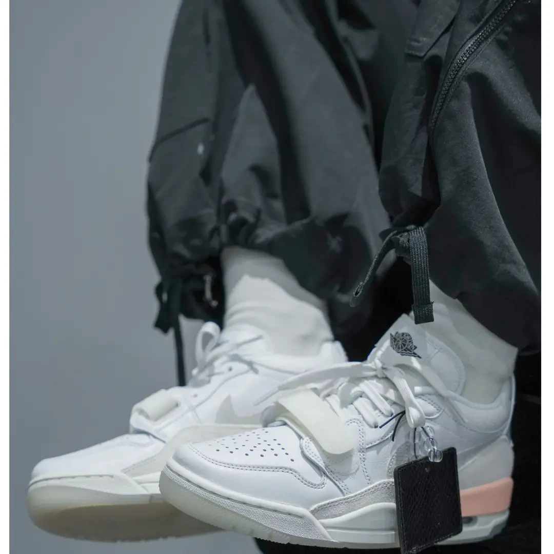 NIKE/耐克正品女鞋AJ 312 蛇年限定CNY白粉休闲板鞋 - HF3182-100