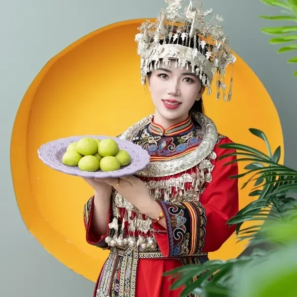 贵州特产抹茶云腿月饼