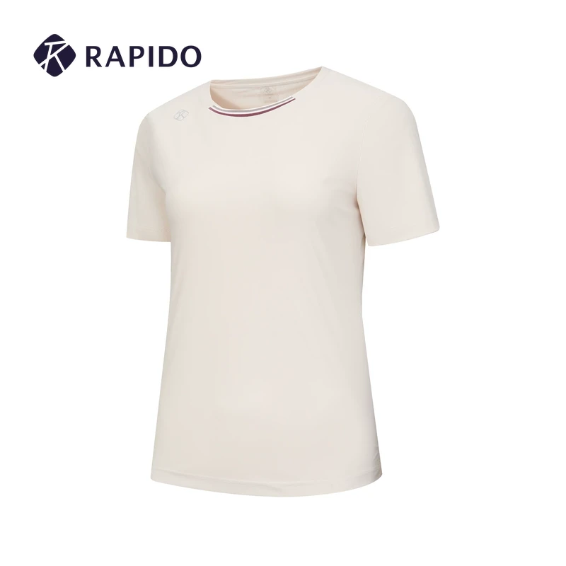 RAPIDO雳霹道2025年春夏女士运动修身轻薄圆领短袖T恤CP5442S09