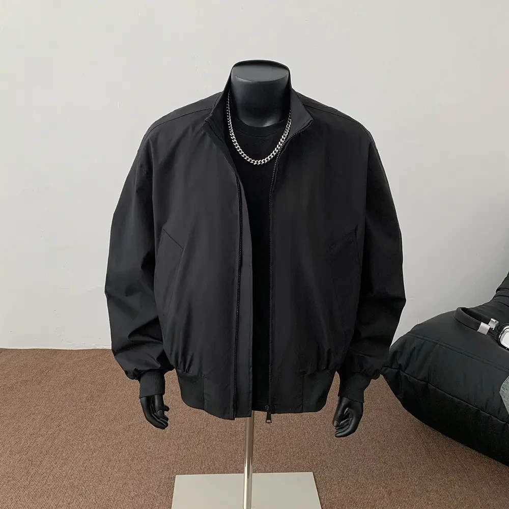 美式飞行员短款夹克男女款春秋潮牌高级感cleanfit蝙蝠袖休闲外套