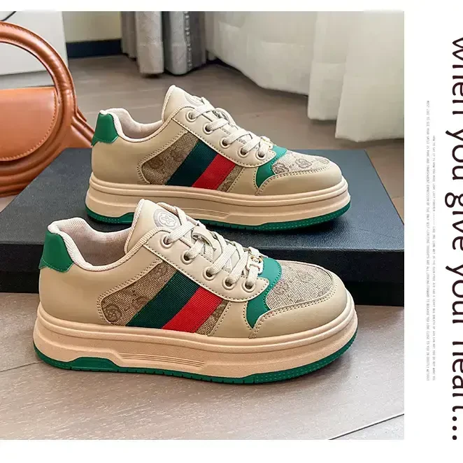 小众百搭休闲浅口平底小白鞋女2025年春季女鞋