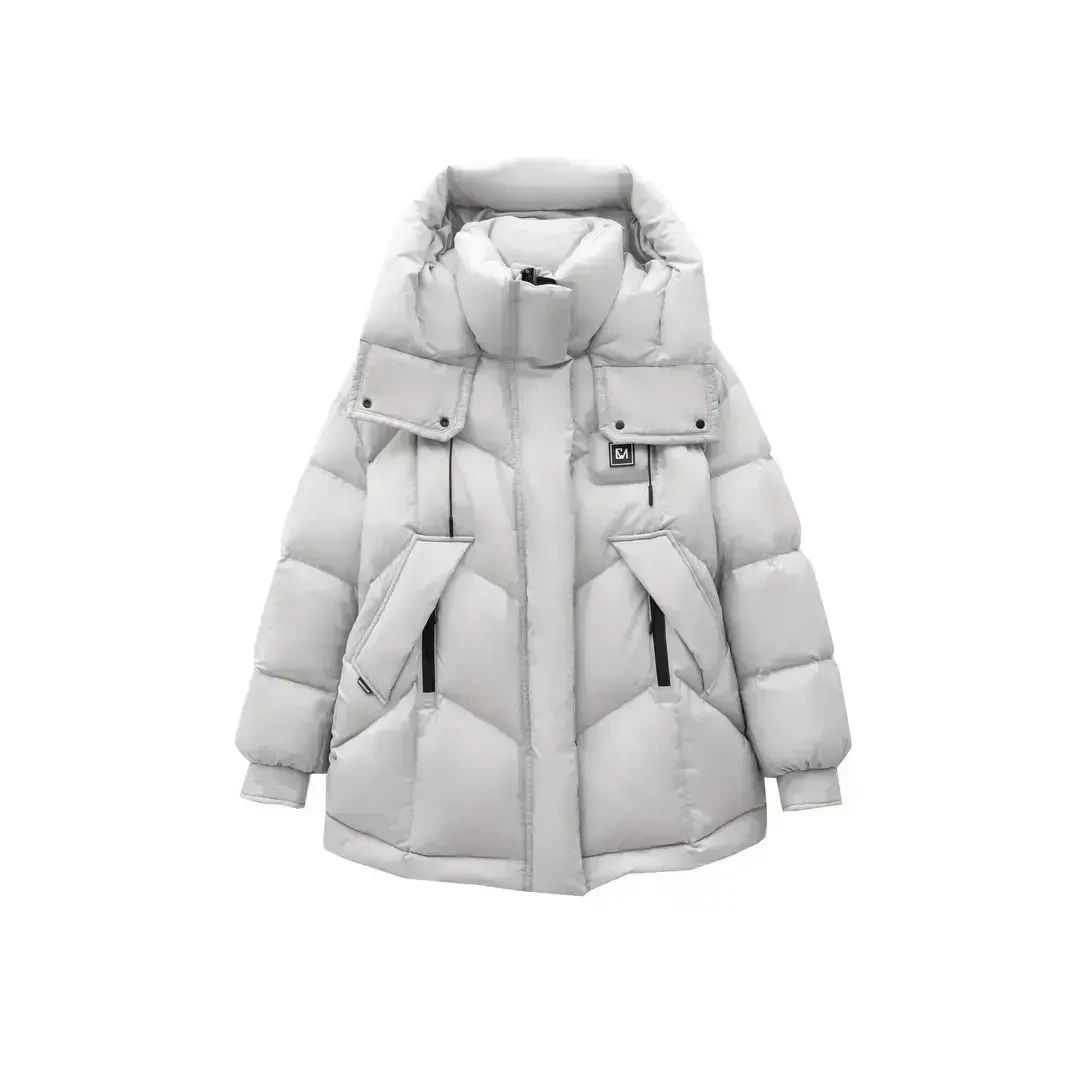 【现货过年不打样】新短款户外泡芙90白鸭绒羽绒服397