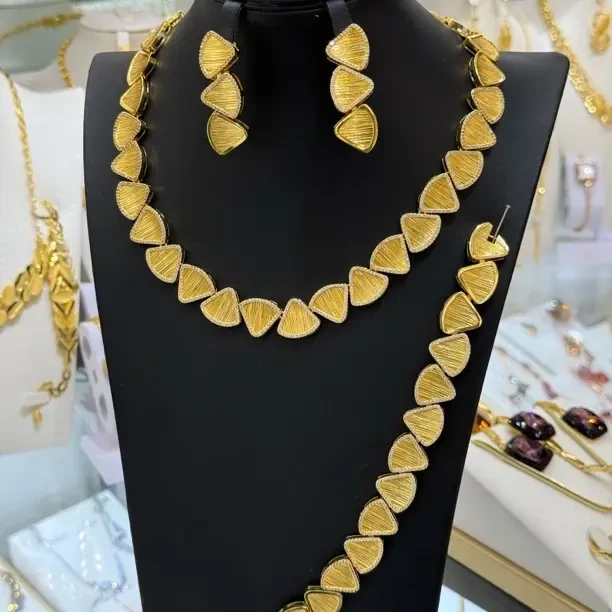 纯铜项链 铜合金 时尚爆款精美金饰同款气质百搭