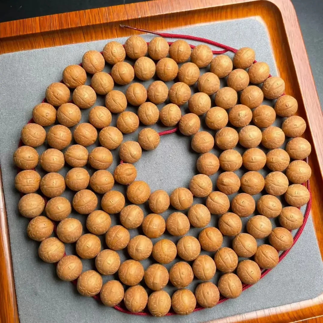 11.5mm 尼泊尔凤眼菩提手串脖挂108颗 高油高密籽