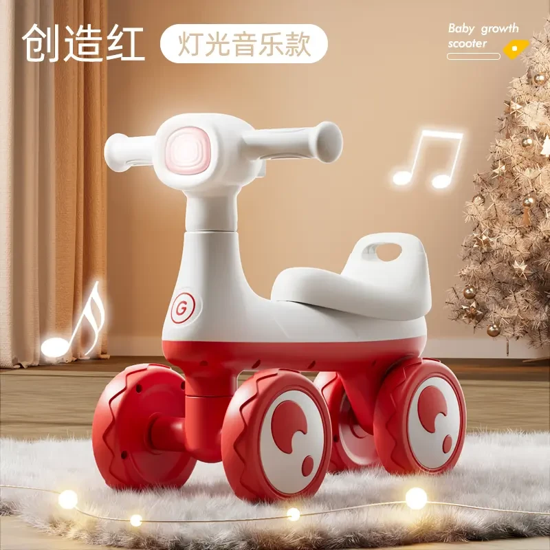 可坐可骑1-3-6岁可坐可骑可折叠男女宝宝滑滑车3岁儿童大号滑板车