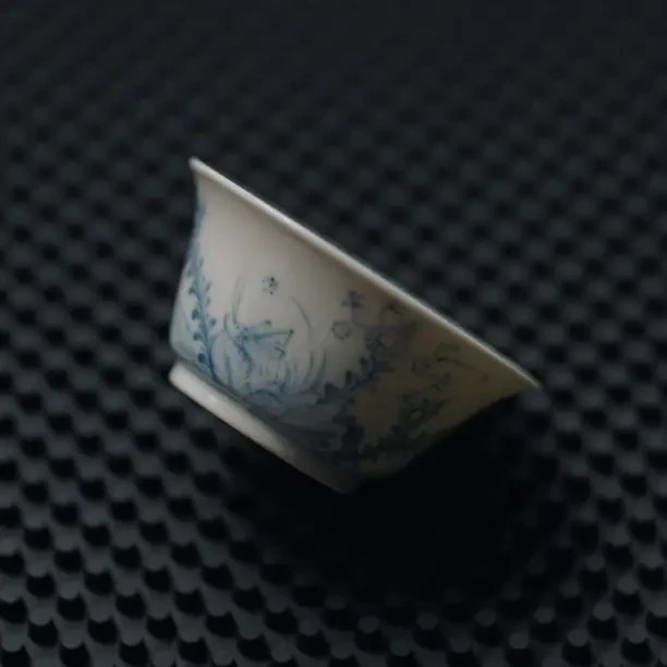 釉下彩家用功夫茶具主人杯精致品茗杯
