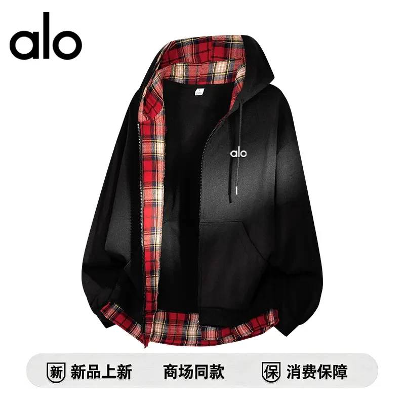 【官方奥特莱斯】品牌折扣 秋季开衫长袖卫衣男女连帽休闲百搭外套