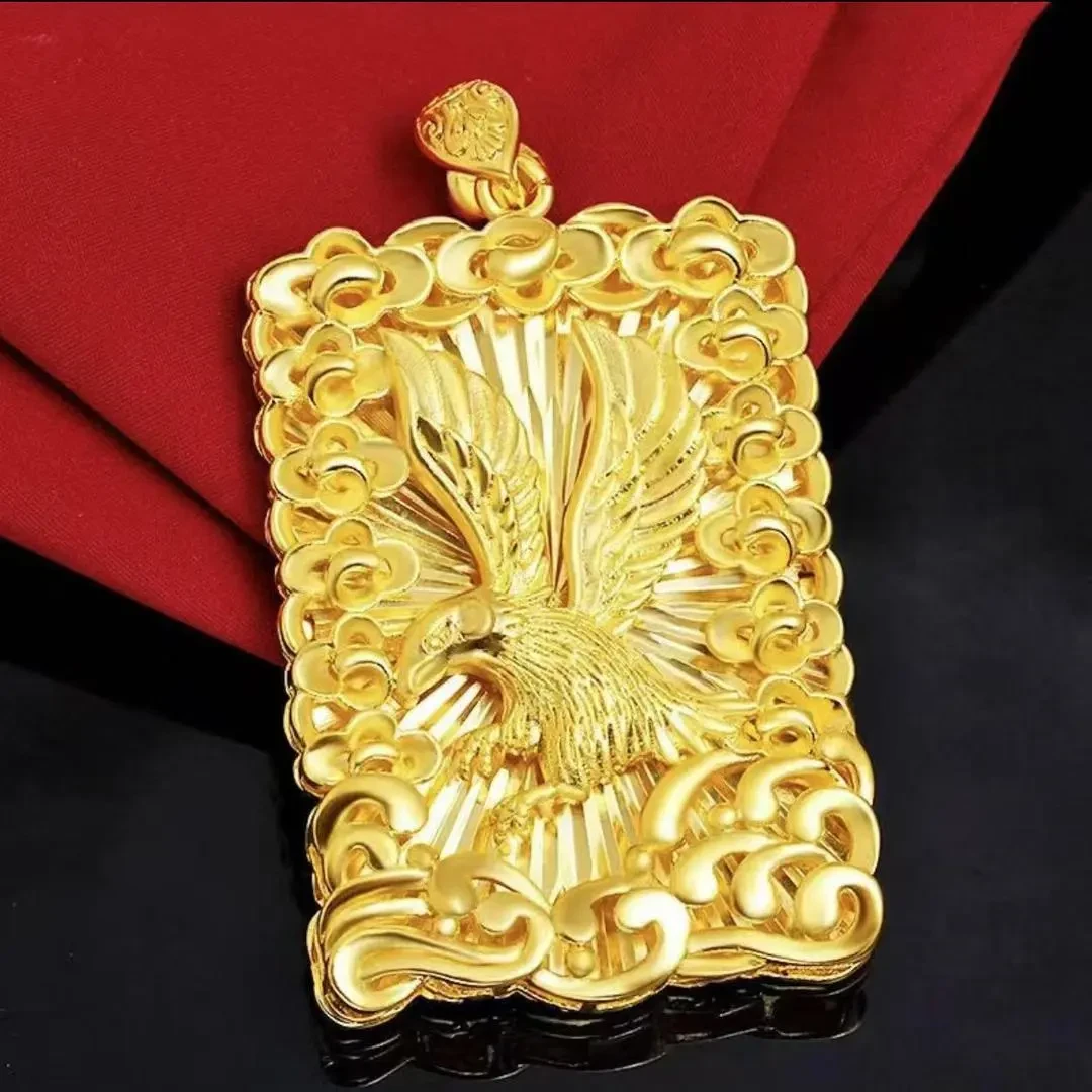 合金吊坠 合金吊坠 【孟加拉赤金】【鹰牌吊坠】新款时尚 大气轻奢 气
