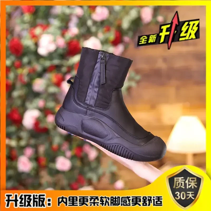 秋冬季加绒加厚新款百搭防水增高雪地靴女冬鞋年短靴棉鞋保暖靴子