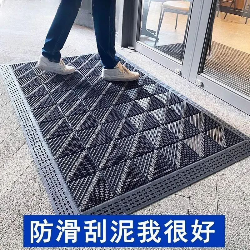 室外防滑地垫商用门口脚刮泥门垫户外地毯防水除尘加厚裁剪大面积