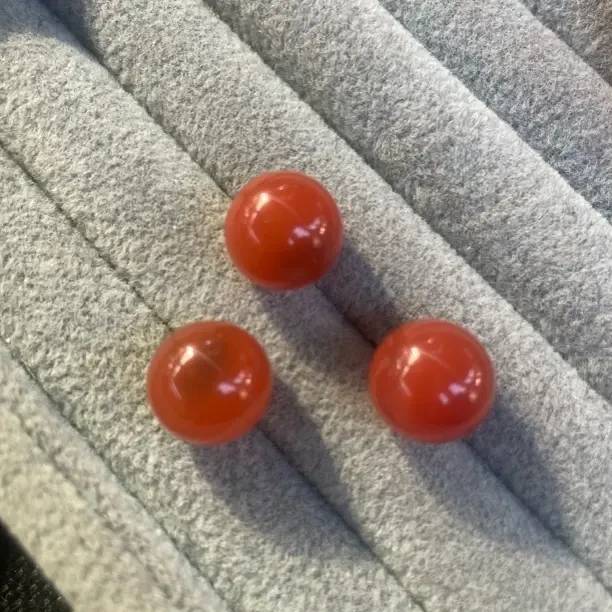 南红精品对珠配饰