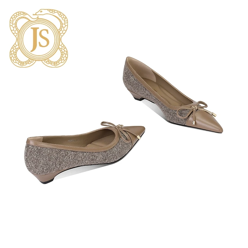 已开价，1523D52517Z气质时尚百搭细跟高跟尖头浅口跟鞋舒适单鞋