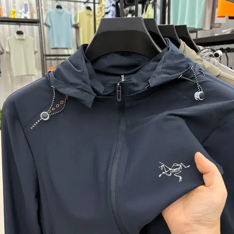 【海外撤柜】新款骨鸟夏季新款防晒衣男士户外运动钓鱼外套速干透气