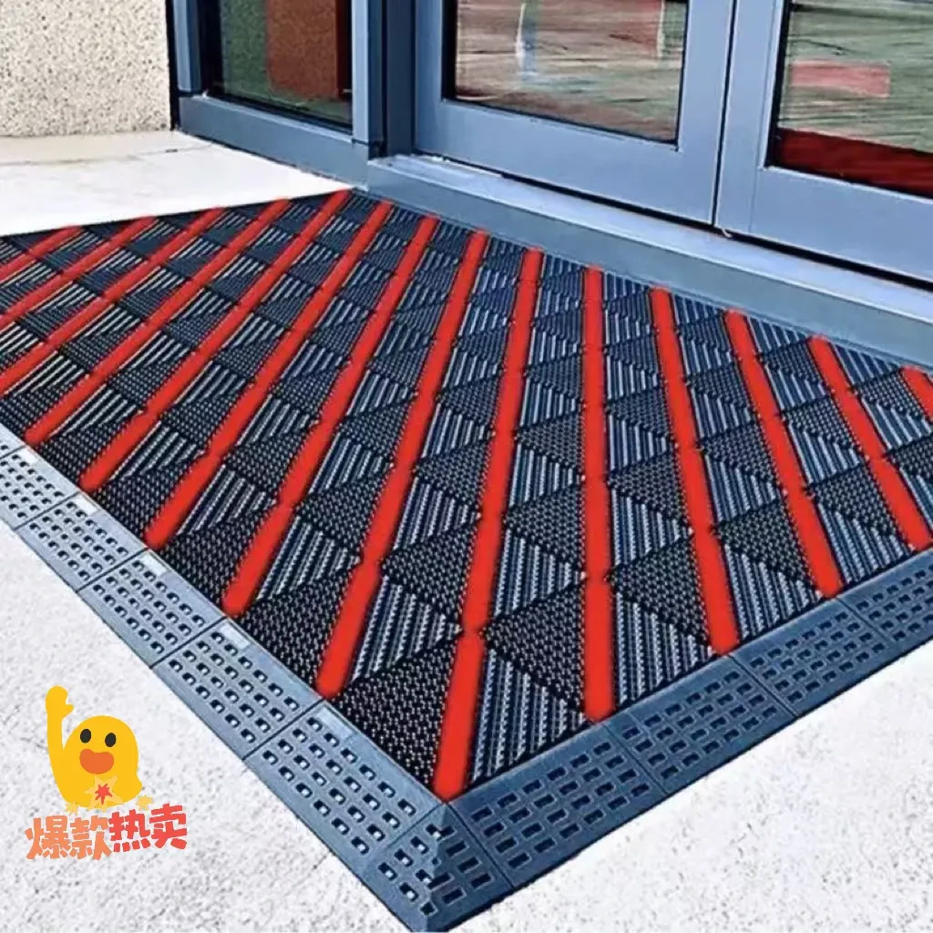 室外防滑地垫商用门口刮泥门垫户外地毯防水除尘加厚裁剪大面积