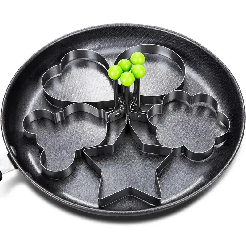 【家家必备】煎蛋模具爱心荷包蛋牛肉饼模型不锈钢煎鸡蛋早餐神器