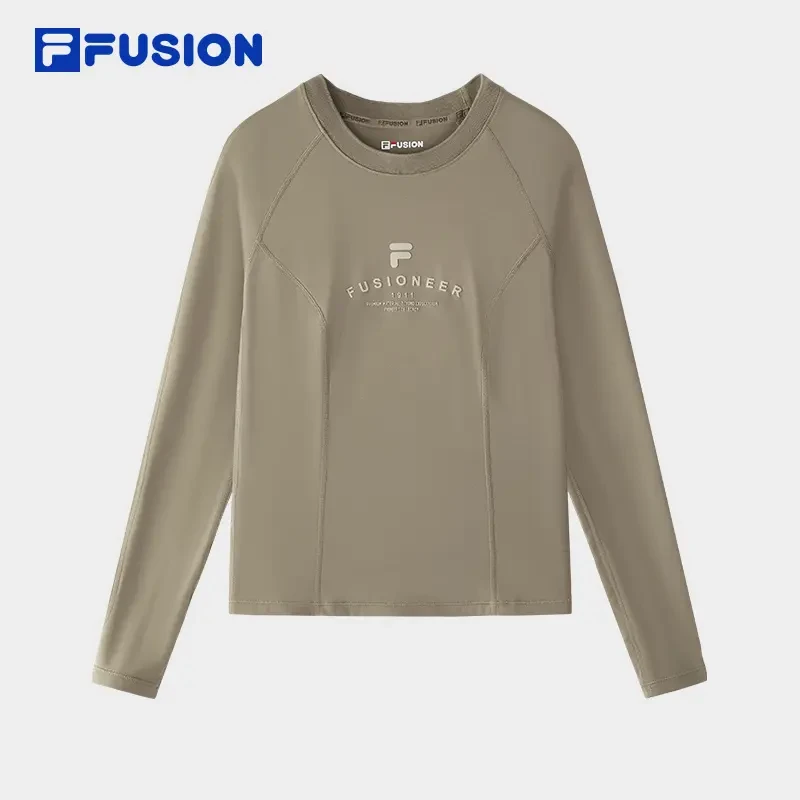 【年货节新品】FILA斐乐亲肤透气运动休闲长袖T恤女款T11W515209