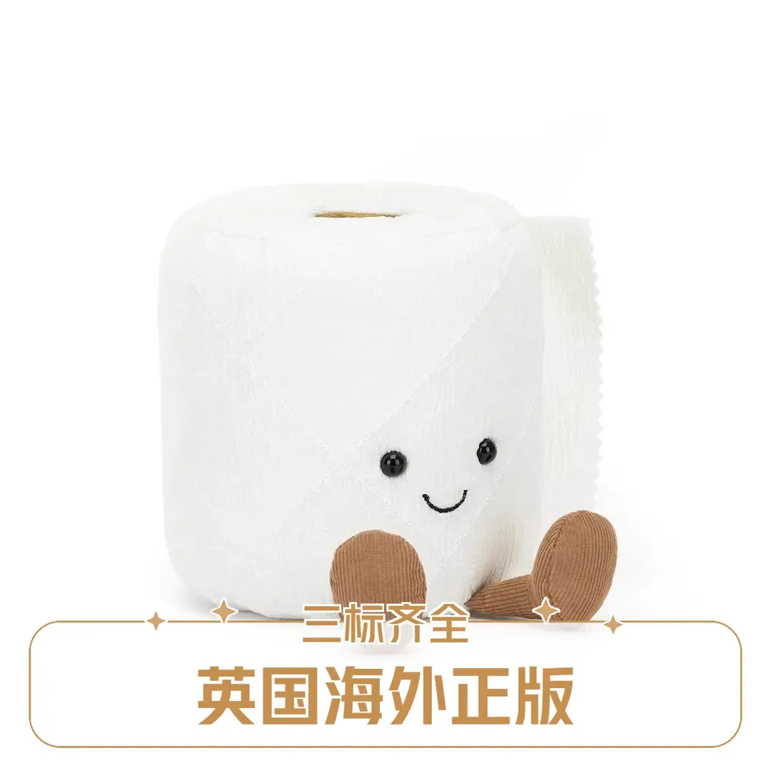 【活动价】英国JellyToiletRoll厕纸卫生纸卷纸毛绒玩具搞怪玩偶送