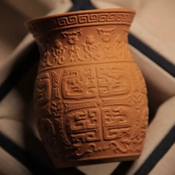 「青铜饕餮纹」小酱缸蝈蝈葫芦