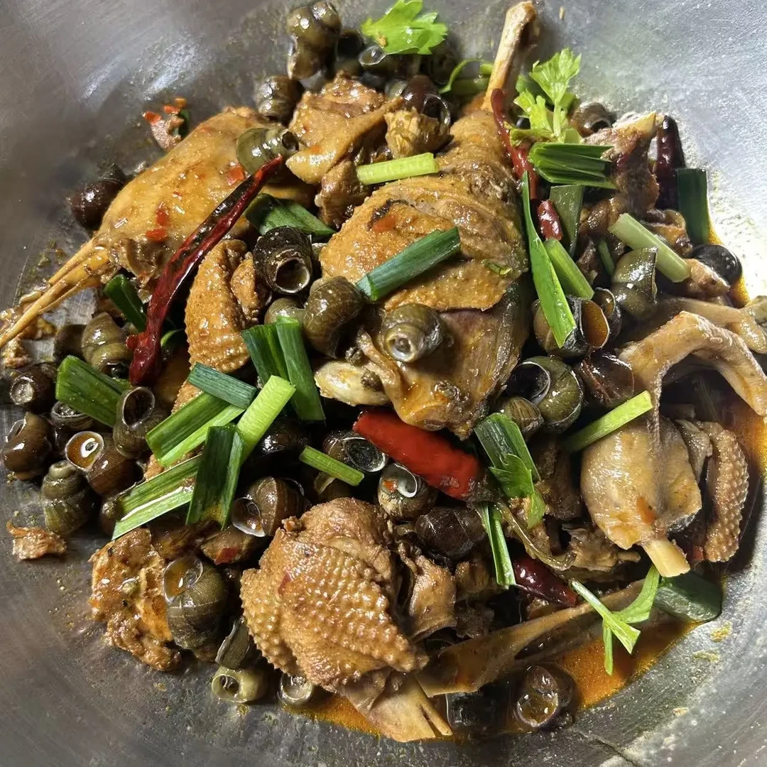 鹅螺丝（铁锅焖大鹅）