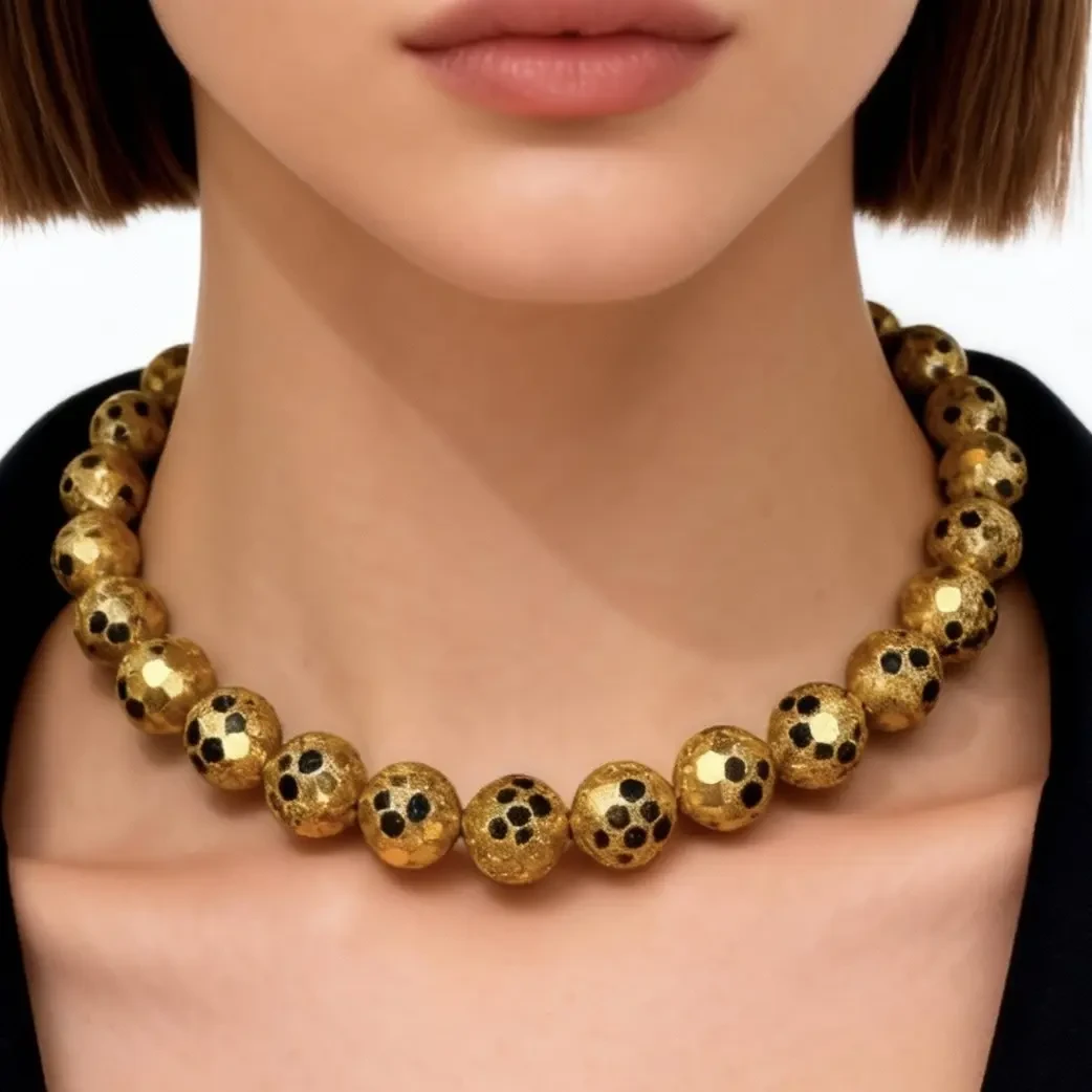 合金手镯 实心金光珠圆珠转运珠