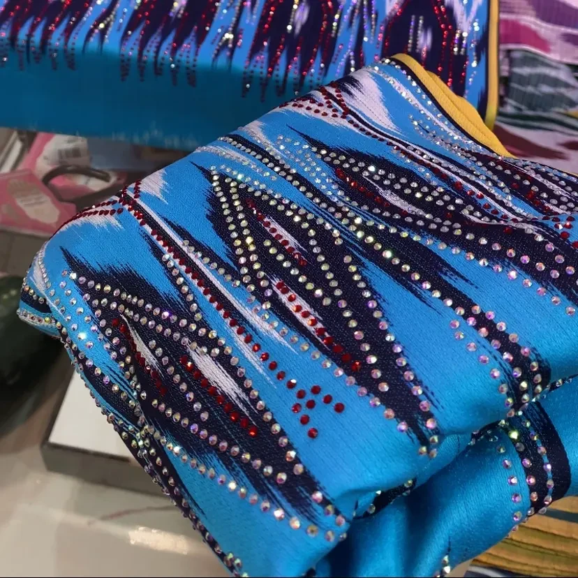 法式古风条纹运动披肩民族风围巾成人套装不起球女